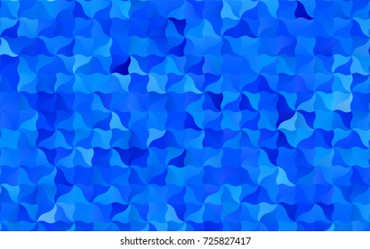 Light BLUE vector blurry arched template. A sample with blurred shapes. The best blurred design for your business.