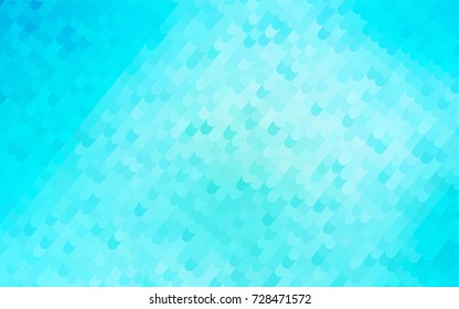 Light BLUE vector blurry arched template. A completely new color illustration in a vague style. A completely new template for your business design.