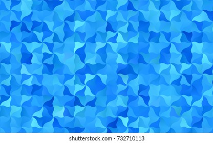 Light BLUE vector blurry arched pattern. A completely new color illustration in a vague style. A new texture for your design.