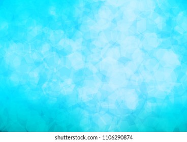 Light BLUE vector blurry hexagon pattern. Shining colored illustration in a Brand new style. Brand new design for your business.