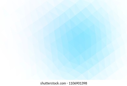 Light BLUE vector blurry hexagon template. Colorful illustration in abstract style with gradient. A new texture for your design.