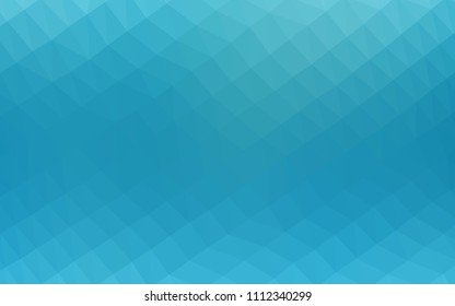 Light BLUE vector blurry hexagon template. An elegant bright illustration with gradient. The best triangular design for your business.