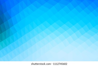 Light BLUE vector blurry hexagon texture. Shining colored illustration in a Brand new style. The textured pattern can be used for background.