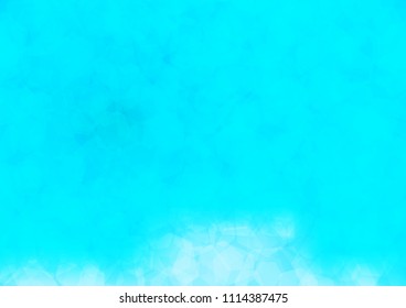 Light BLUE vector blurry hexagon pattern. An elegant bright illustration with gradient. A completely new template for your business design.