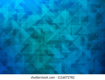 Light BLUE vector blurry hexagon texture. Creative illustration in halftone style with gradient. The template can be used as a background for cell phones.