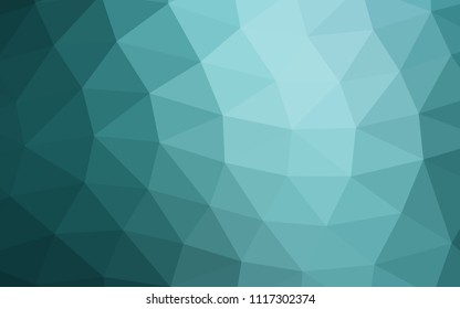 Light BLUE vector blurry hexagon blurry triangle. A completely new color illustration in a vague style. The elegant pattern can be used as part of a brand book.