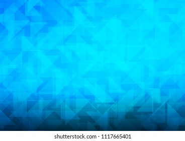 Light BLUE vector blurry hexagon template. Colorful illustration in abstract style with gradient. The textured pattern can be used for background.