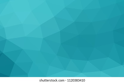 Light BLUE vector blurry hexagon blurry triangle. A completely new color illustration in a vague style. A completely new template for your business design.