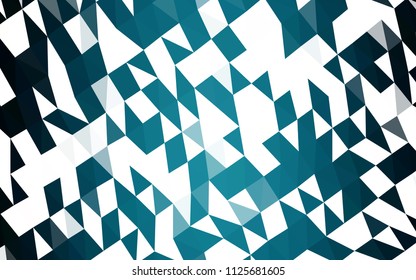 Light BLUE vector blurry hexagon pattern. Modern geometrical abstract illustration with gradient. A completely new template for your business design.