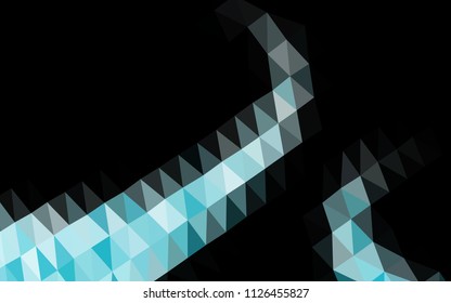 Light BLUE vector blurry hexagon texture. A completely new color illustration in a vague style. The template can be used as a background for cell phones.