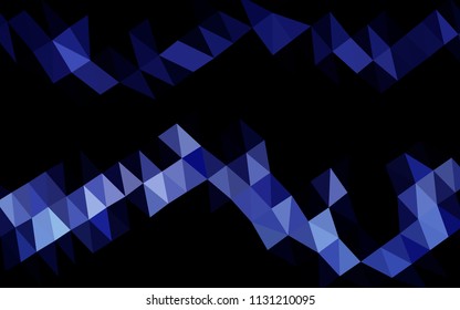 Light BLUE vector blurry hexagon pattern. Shining colored illustration in a Brand new style. A completely new template for your business design.