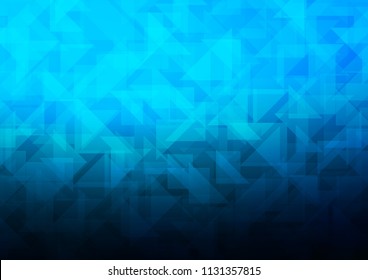 Light BLUE vector blurry hexagon pattern. A completely new color illustration in a vague style. Brand new style for your business design.