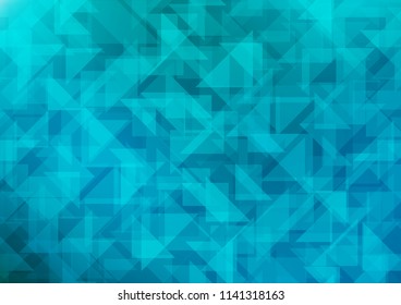 Light BLUE vector blurry hexagon texture. Colorful abstract illustration with gradient. A completely new template for your business design.