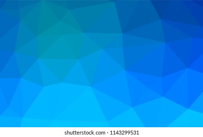 Light BLUE vector blurry hexagon texture. An elegant bright illustration with gradient. The textured pattern can be used for background.