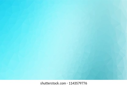 Light BLUE vector blurry hexagon texture. Creative illustration in halftone style with gradient. The completely new template can be used for your brand book.