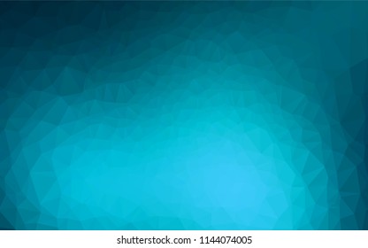 Light BLUE vector blurry hexagon template. Shining colored illustration in a Brand new style. A completely new design for your business.