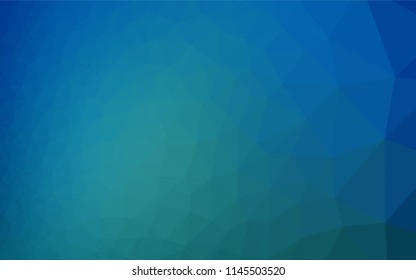 Light BLUE vector blurry hexagon template. A sample with polygonal shapes. Brand new style for your business design.