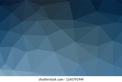 Light BLUE vector blurry hexagon texture. Creative geometric illustration in Origami style with gradient. A completely new template for your business design.
