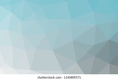 Light BLUE vector blurry hexagon texture. A completely new color illustration in a vague style. A completely new template for your business design.