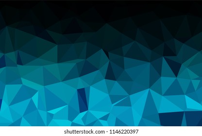 Light BLUE vector blurry hexagon texture. A completely new color illustration in a vague style. A new texture for your design.