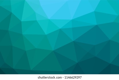 Light BLUE vector blurry hexagon pattern. Shining colored illustration in a Brand new style. The elegant pattern can be used as part of a brand book.