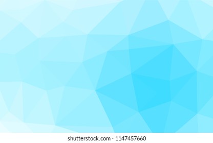 Light BLUE vector blurry hexagon texture. Shining colored illustration in a Brand new style. The polygonal design can be used for your web site.