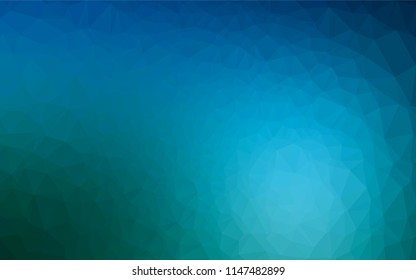 Light BLUE vector blurry hexagon pattern. Colorful illustration in abstract style with gradient. A new texture for your design.