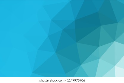 Light BLUE vector blurry hexagon texture. A sample with polygonal shapes. A completely new template for your business design.