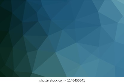 Light BLUE vector blurry hexagon template. Brand new colored illustration in blurry style with gradient. A completely new template for your business design.