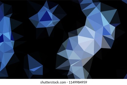 Light BLUE vector blurry hexagon pattern. An elegant bright illustration with gradient. The textured pattern can be used for background.