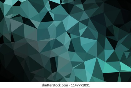 Light BLUE vector blurry hexagon texture. Colorful illustration in abstract style with gradient. The best triangular design for your business.