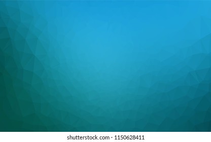 Light BLUE vector blurry hexagon template. Shining colored illustration in a Brand new style. The best triangular design for your business.