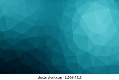 Light BLUE vector blurry hexagon pattern. Creative geometric illustration in Origami style with gradient. Brand new design for your business.