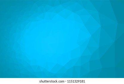 Light BLUE vector blurry hexagon template. Shining colored illustration in a Brand new style. Brand new design for your business.