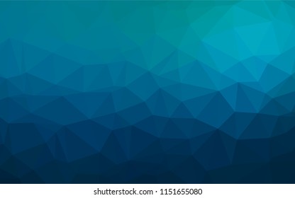 Light BLUE vector blurry hexagon pattern. Glitter abstract illustration with an elegant design. Brand new design for your business.