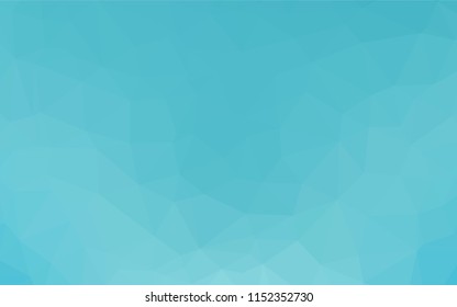 Light BLUE vector blurry hexagon pattern. Creative geometric illustration in Origami style with gradient. Triangular pattern for your business design.