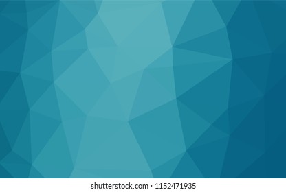 Light BLUE vector blurry hexagon pattern. Colorful illustration in abstract style with gradient. The textured pattern can be used for background.