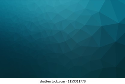 Light BLUE vector blurry hexagon template. A vague abstract illustration with gradient. Triangular pattern for your business design.