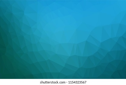 Light BLUE vector blurry hexagon texture. Shining colored illustration in a Brand new style. A new texture for your design.
