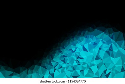 Light BLUE vector blurry hexagon pattern. Shining colored illustration in a Brand new style. The elegant pattern can be used as part of a brand book.