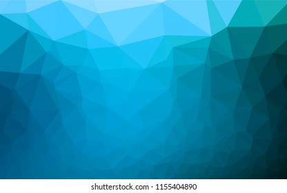 Light BLUE vector blurry hexagon texture. Creative geometric illustration in Origami style with gradient. The textured pattern can be used for background.