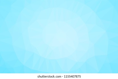 Light BLUE vector blurry hexagon texture. Creative illustration in halftone style with gradient. The elegant pattern can be used as part of a brand book.