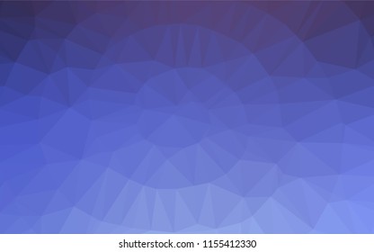 Light BLUE vector blurry hexagon pattern. A sample with polygonal shapes. A new texture for your design.