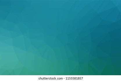 Light BLUE vector blurry hexagon texture. Glitter abstract illustration with an elegant design. The polygonal design can be used for your web site.