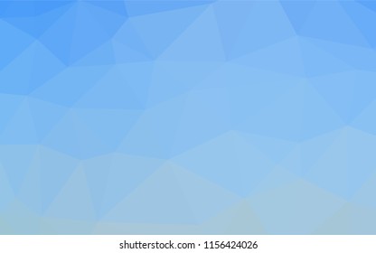 Light BLUE vector blurry hexagon texture. An elegant bright illustration with gradient. The elegant pattern can be used as part of a brand book.