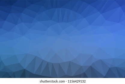 Light BLUE vector blurry hexagon pattern. Glitter abstract illustration with an elegant design. The elegant pattern can be used as part of a brand book.