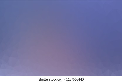 Light BLUE vector blurry hexagon pattern. A vague abstract illustration with gradient. The best triangular design for your business.