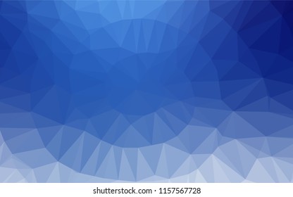 Light BLUE vector blurry hexagon pattern. Colorful illustration in abstract style with gradient. A completely new design for your business.