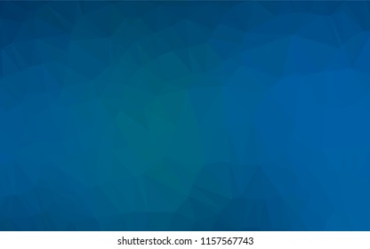 Light BLUE vector blurry hexagon pattern. A completely new color illustration in a vague style. The template can be used as a background for cell phones.