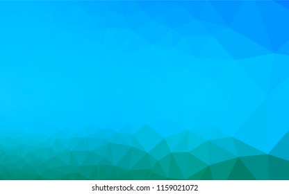 Light BLUE vector blurry hexagon template. Colorful illustration in abstract style with gradient. Brand new style for your business design.